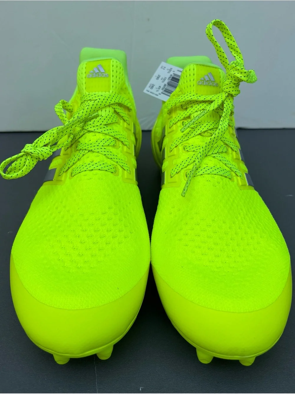 Adidas Men's SIZE 11 UltraBoost Football Cleats Solar Yellow NEW!!